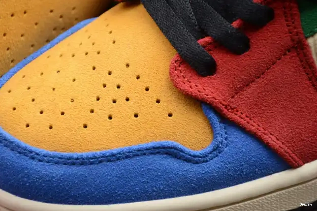 Bmlin Great Jordan 1 Blue Mid Air SE CU2805-100 Fearless the 0625